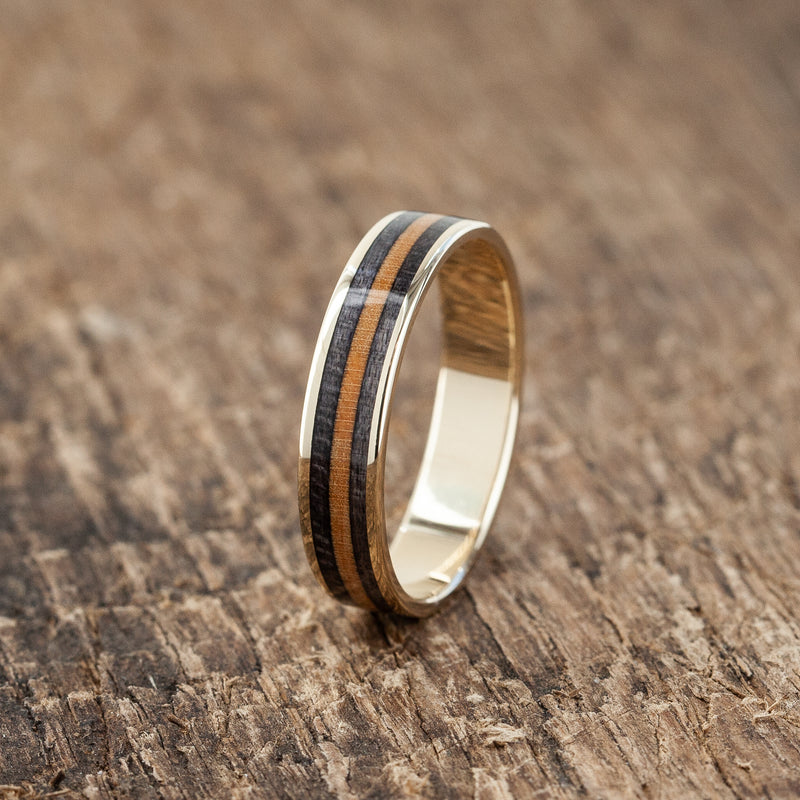 8K GOLD BROWN AND BLACK RING - BoardThing