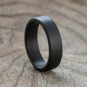 Straight Carbon Black Ring - BoardThing