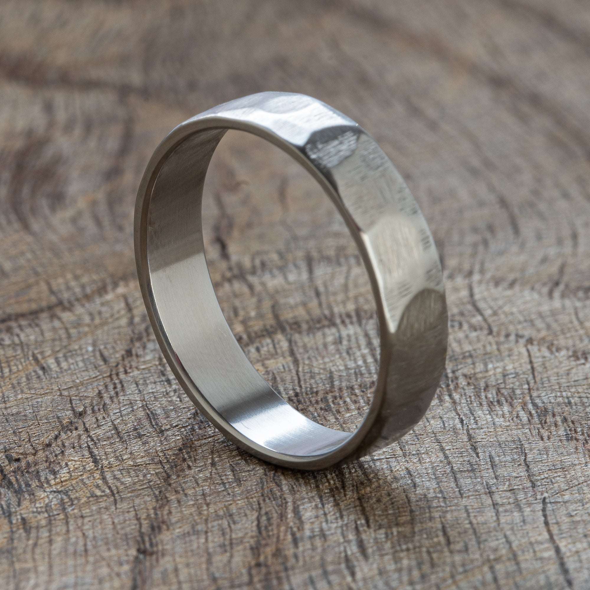 Distressed Titanium Ring - BoardThing