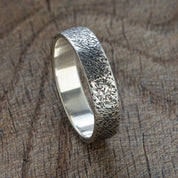 Sterling Silver Hammered Ring - BoardThing