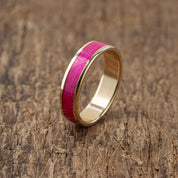 Handmade Bentwood & 8K Gold Ring | Recycled Maple Wood | Waterproof Design | Glossy Style | 5-Year Warranty - BoardThing