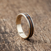 8K GOLD BROWN AND BLACK RING - BoardThing