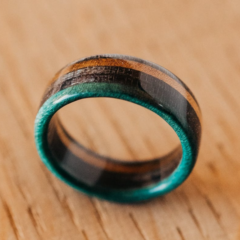 Blue and black skateboard ring - BoardThing