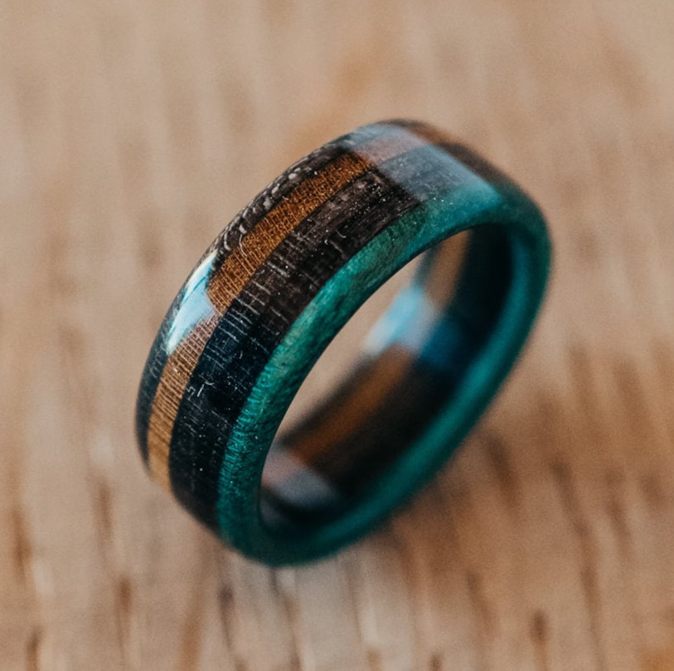 Blue and black skateboard ring - BoardThing