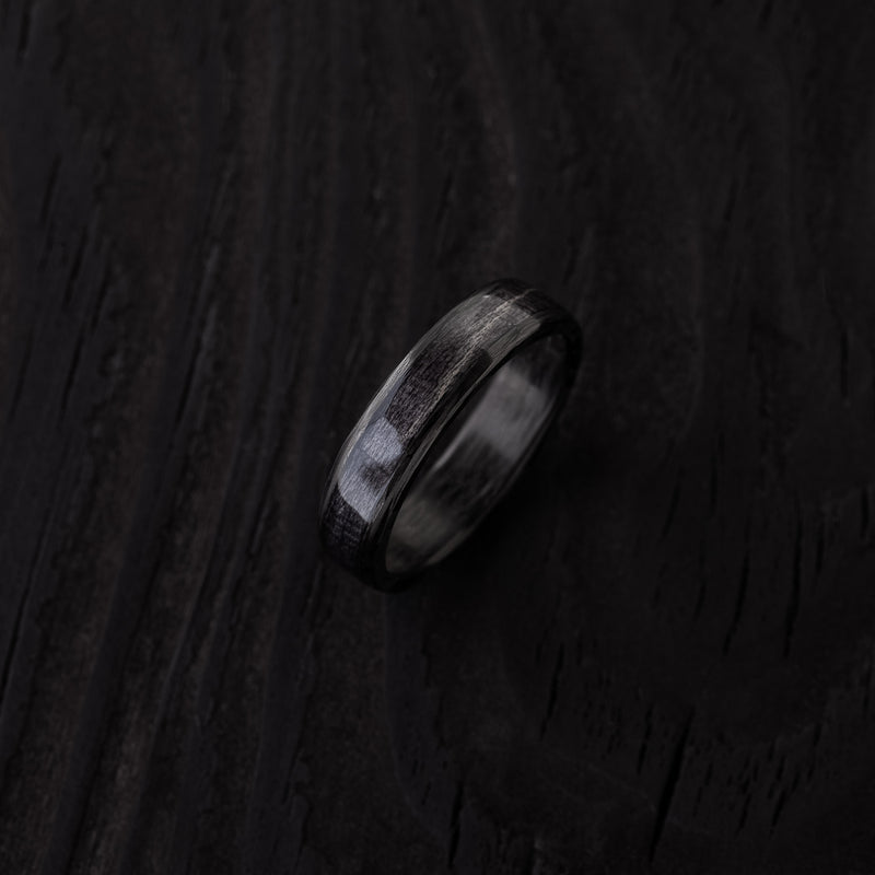 Black Carbon Bentwood Ring | Boardthing - BoardThing