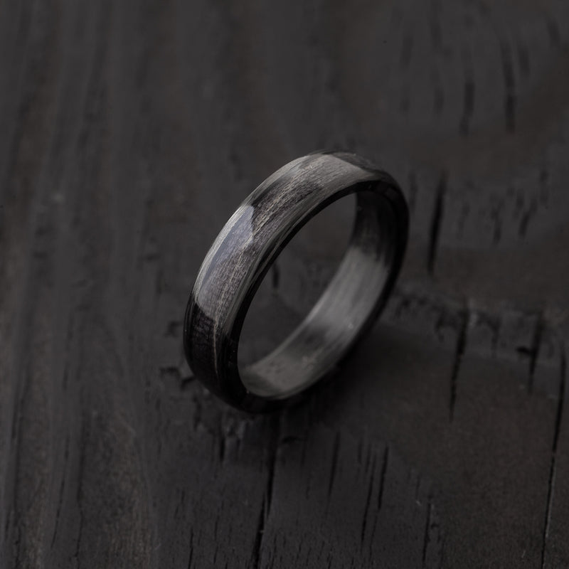 Black Carbon Bentwood Ring | Boardthing - BoardThing