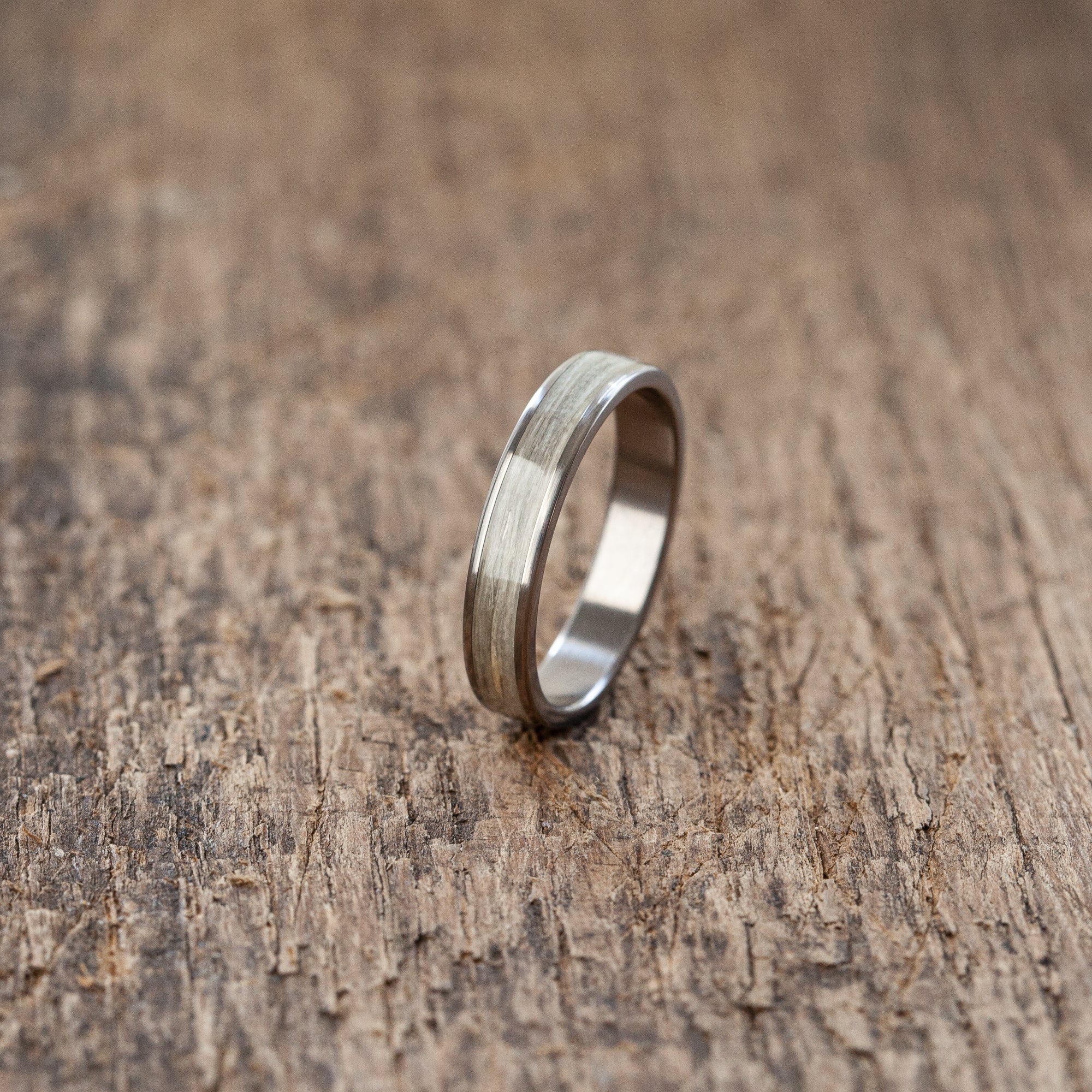 Hemp fiber titanium ring - BoardThing