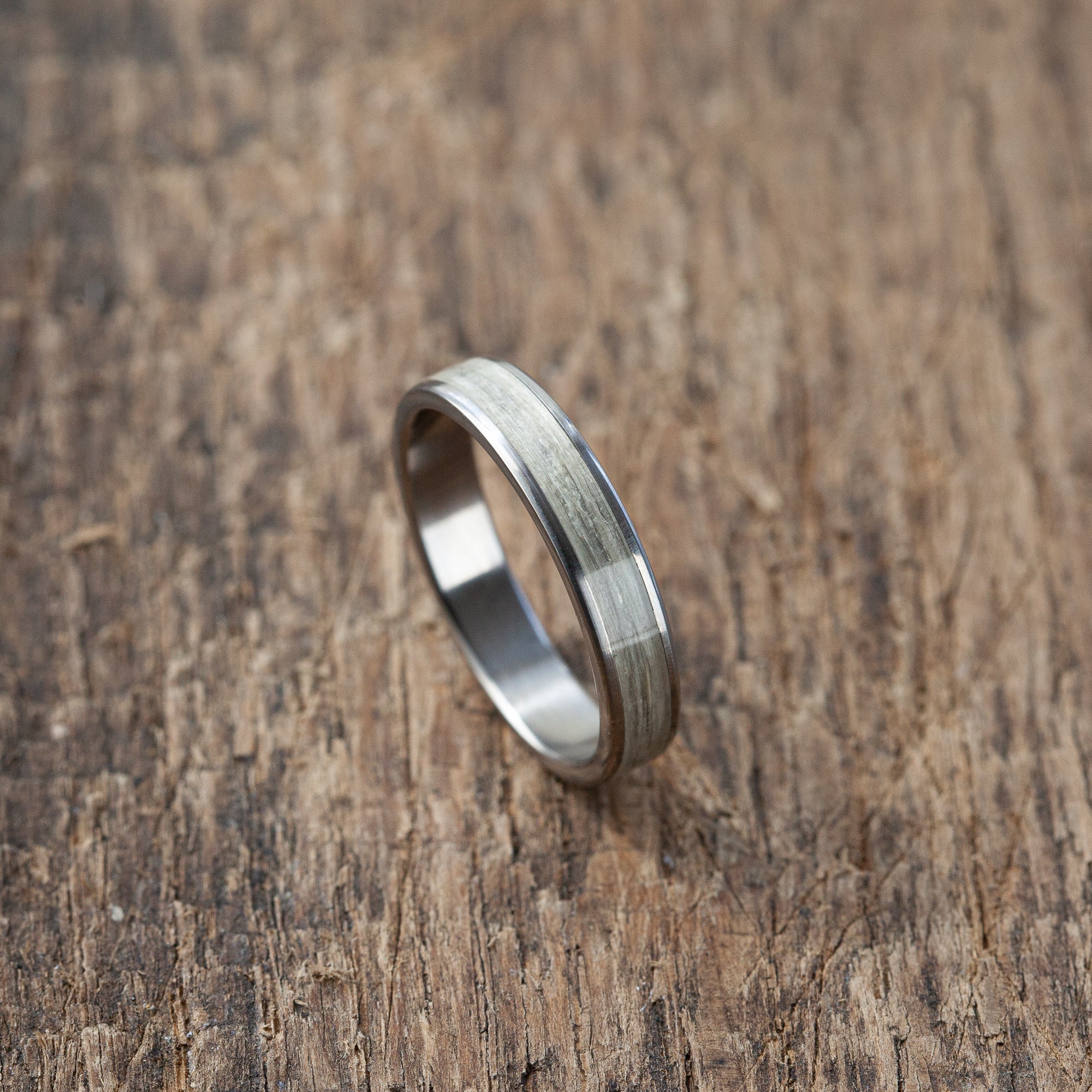 Hemp fiber titanium ring - BoardThing