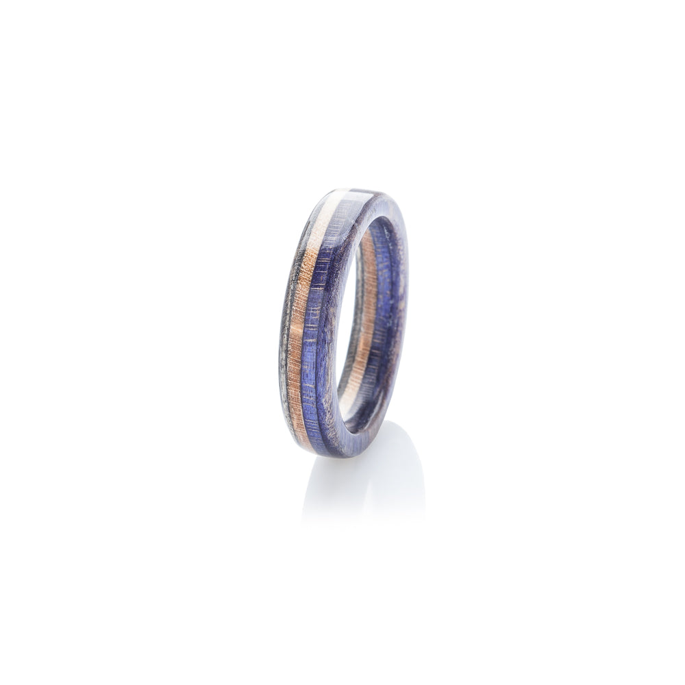 Skateboard ring - violet - wooden | Boardthing - BoardThing