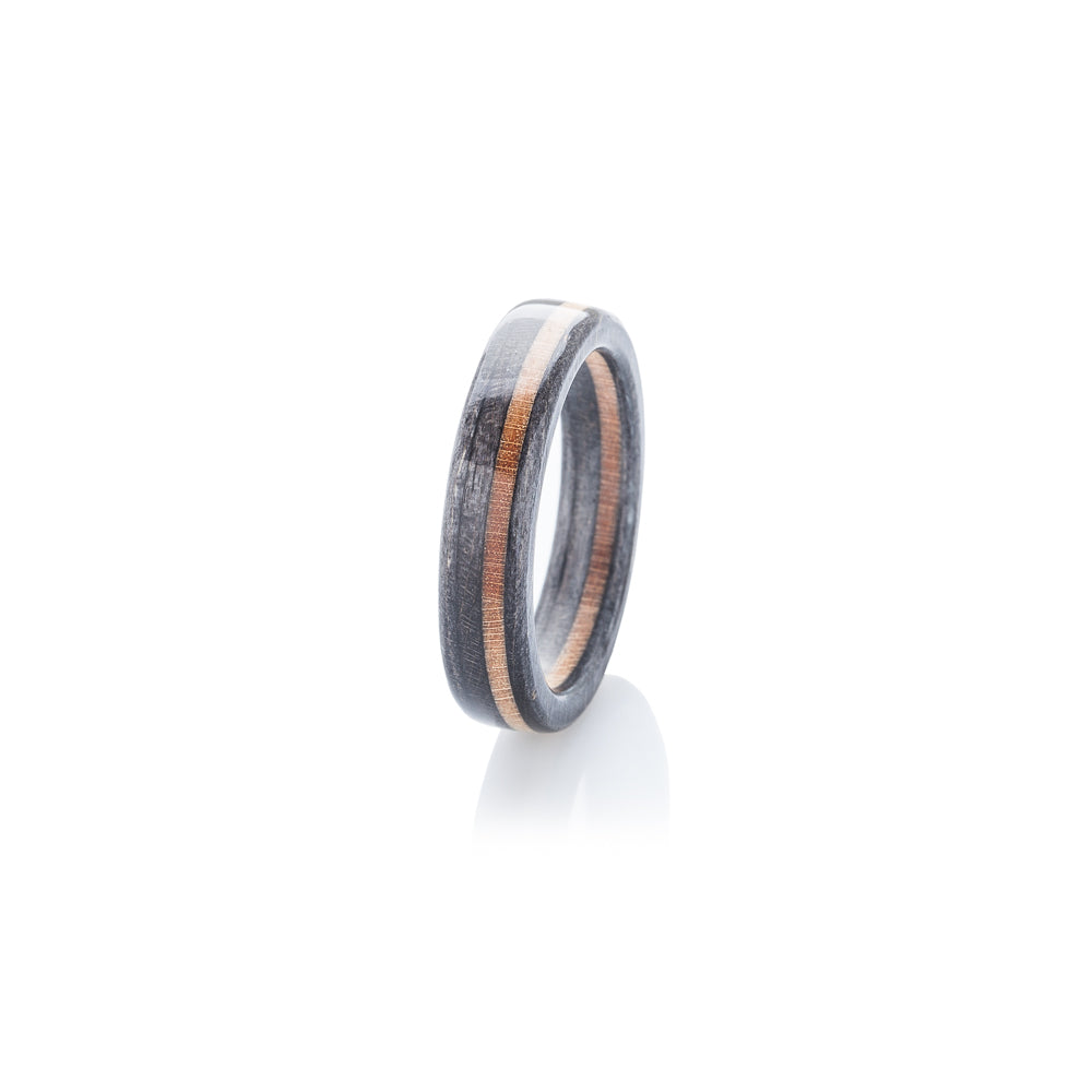 Skateboard ring - black - wooden - black | Boardthing - BoardThing