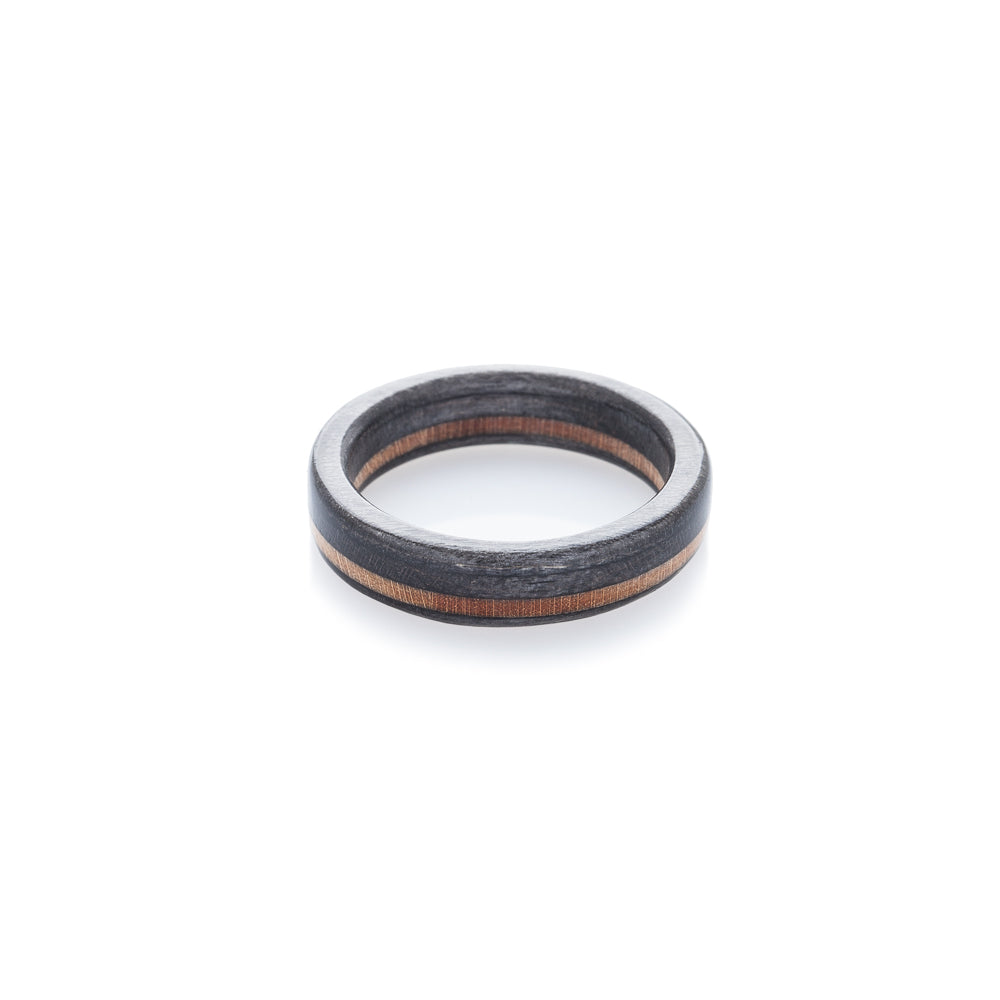 Skateboard ring - black - wooden - black | Boardthing - BoardThing