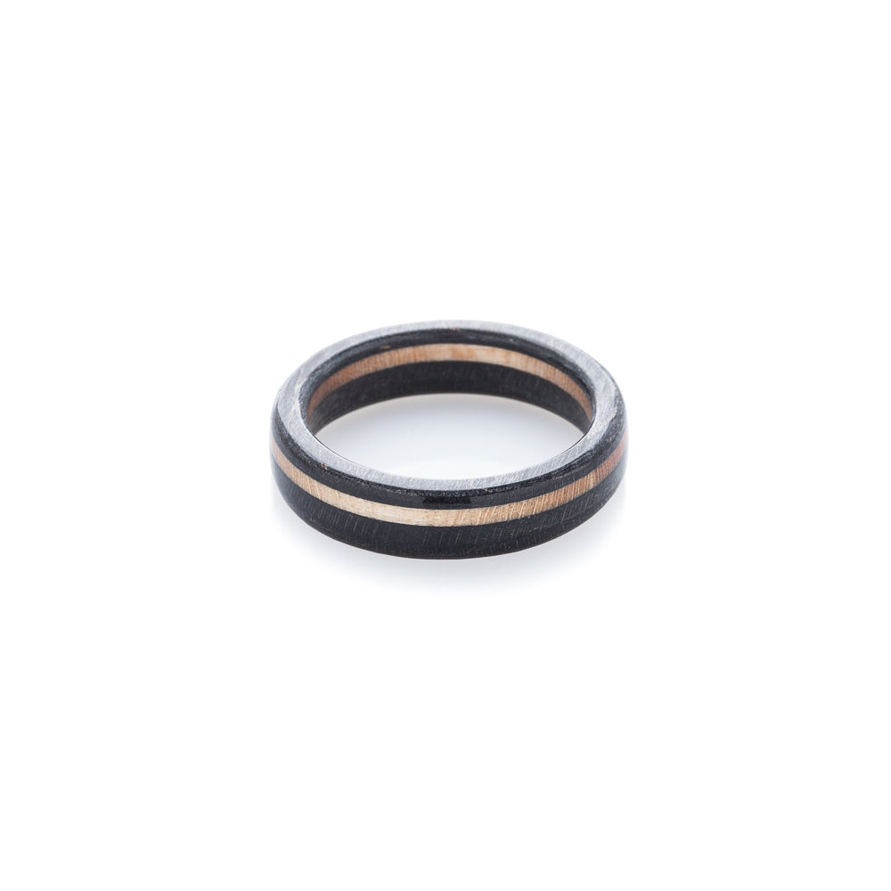 Skateboard ring - black - wooden - black | Boardthing - BoardThing