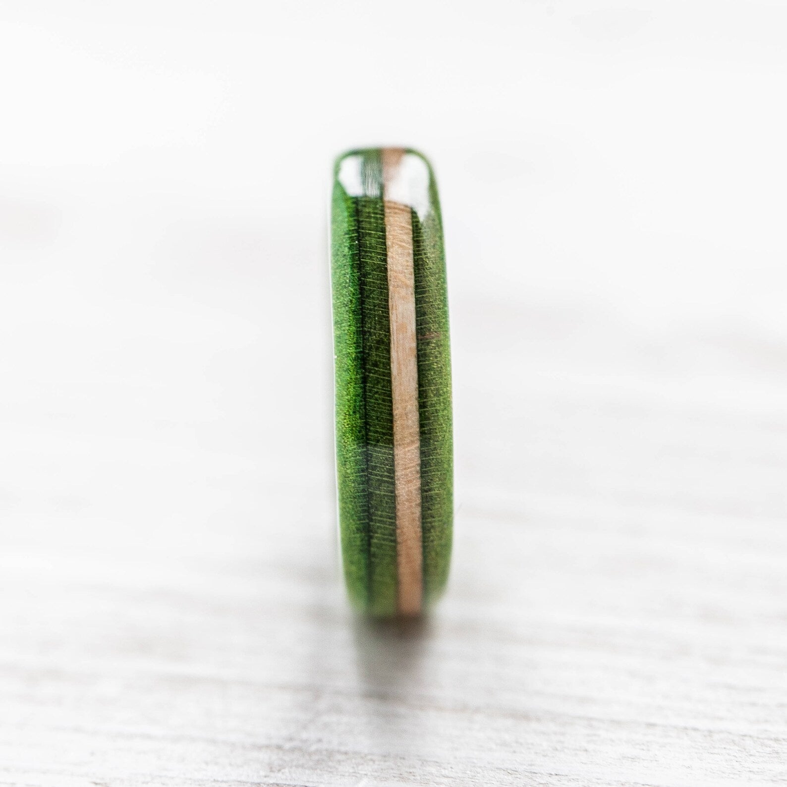 Green wooden ring | Boardthing - BoardThing