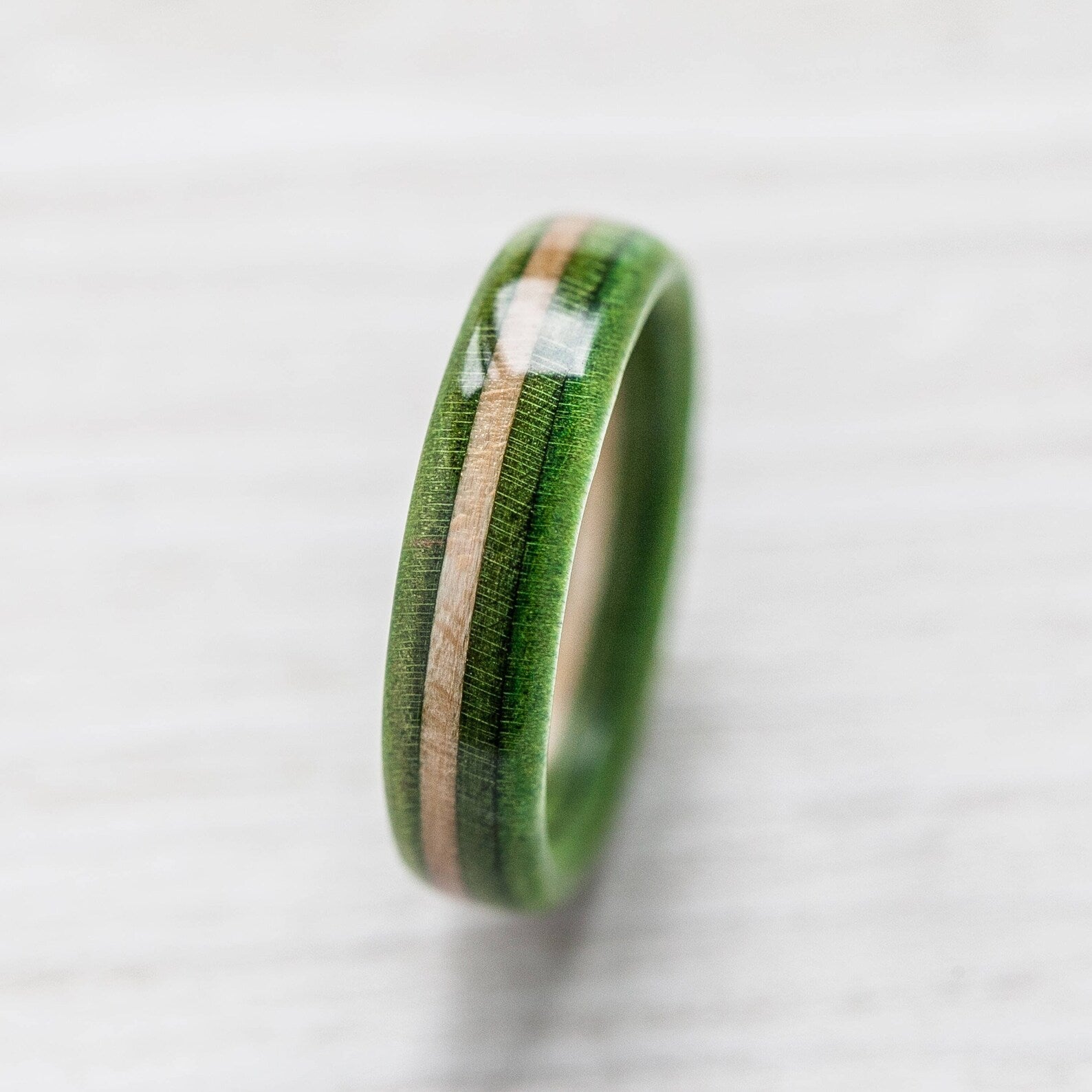 Green wooden ring | Boardthing - BoardThing